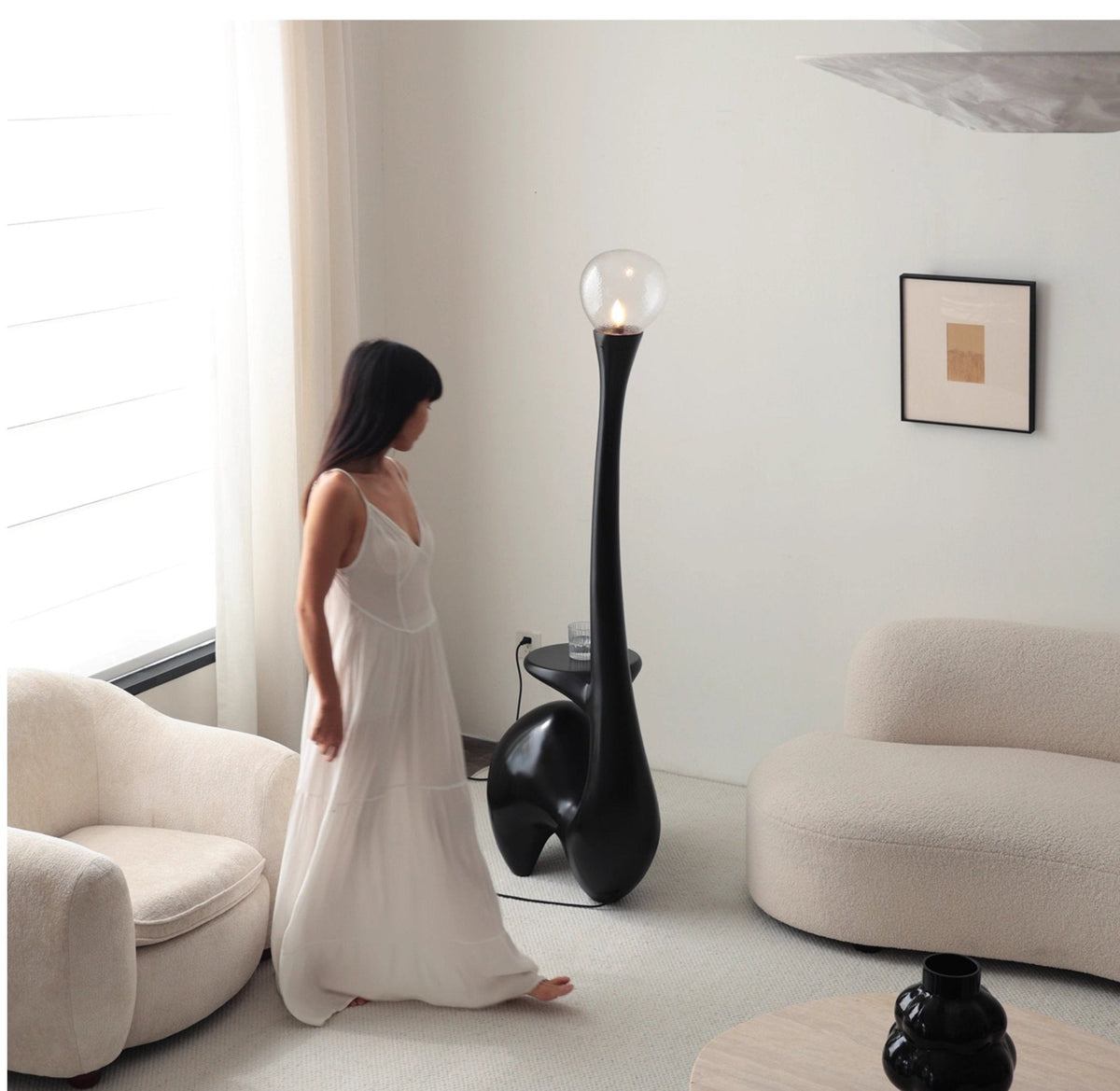Elero Sculptural Floor Lamp