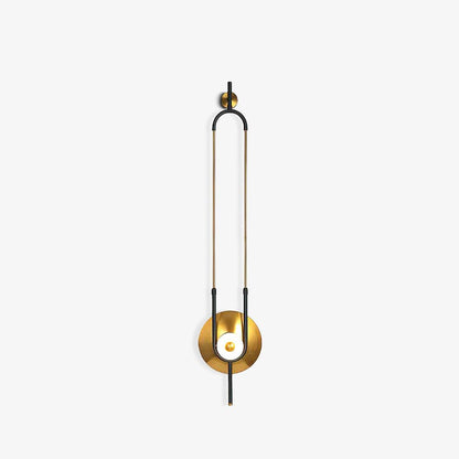 Ellipse Ring Marble Wall Light