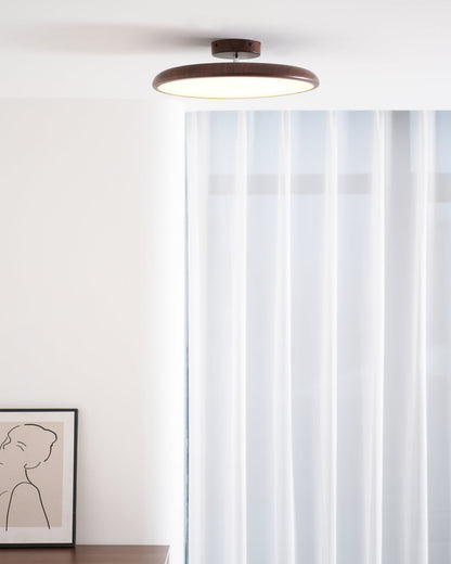 Lola Wood Grain Adjustable Ceiling Lamp