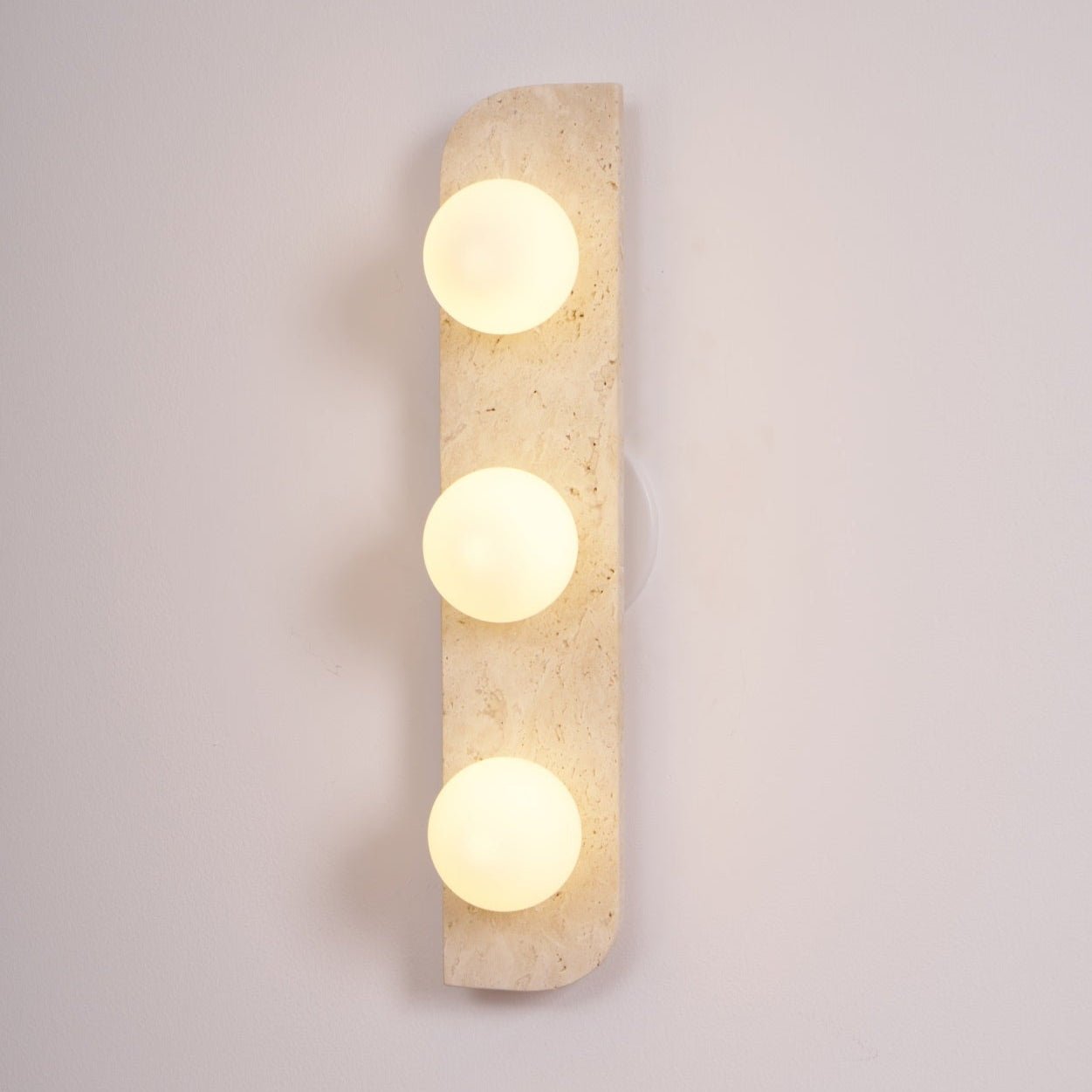 Elysian Travertine Plug-in Wall Light