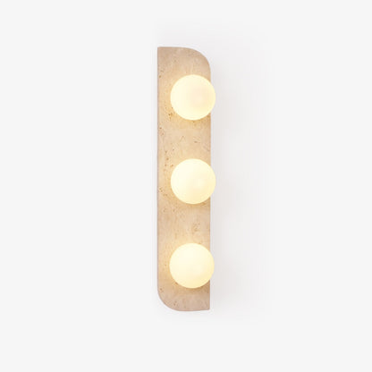 Elysian Travertine Plug-in Wall Light