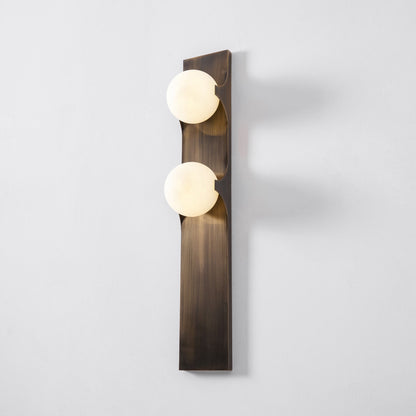 Geo Lumen Bar Alabaster Wall Sconce