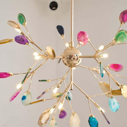 Agate Flake Chandelier