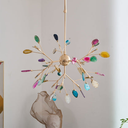Agate Flake Chandelier