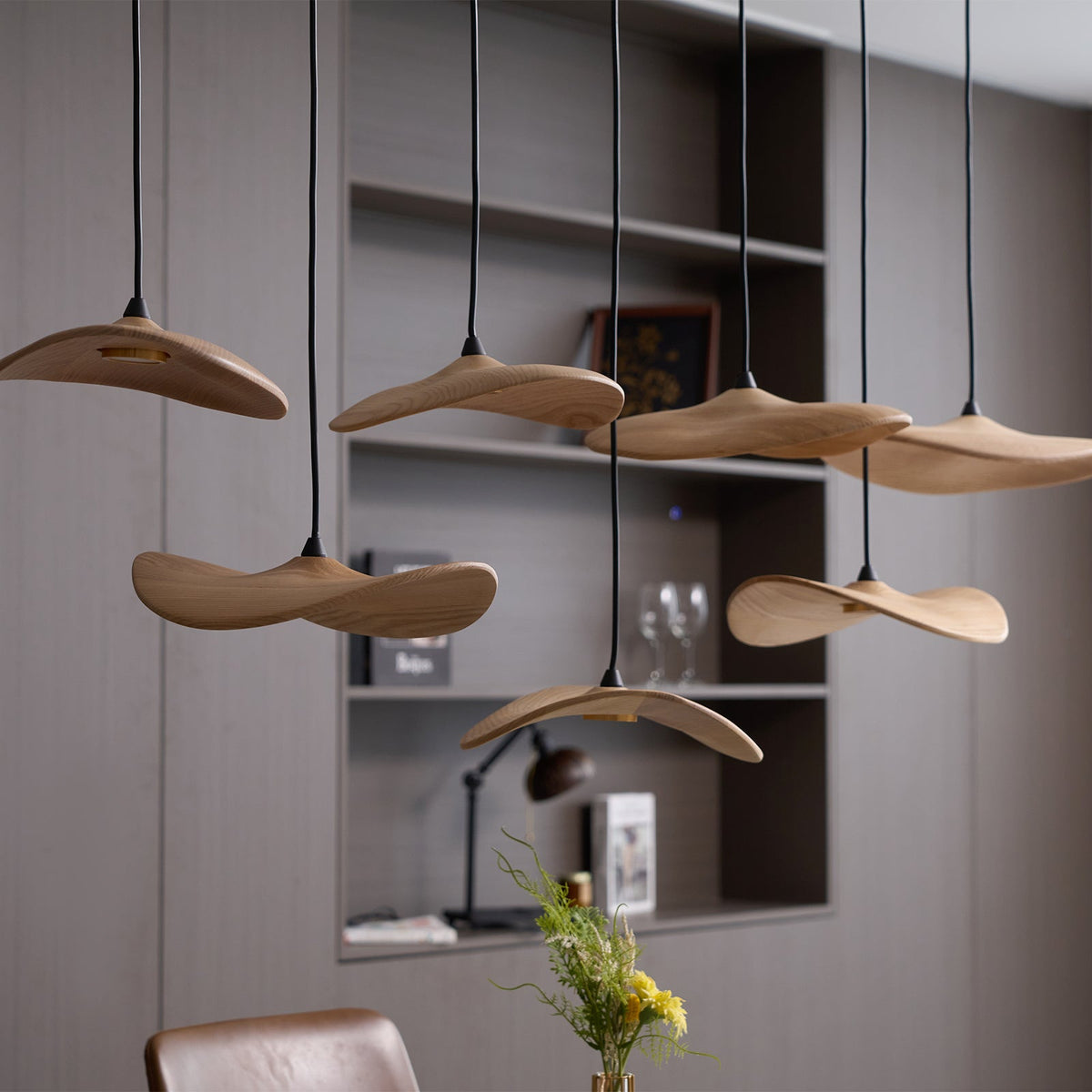 Empty Leaf Chandelier