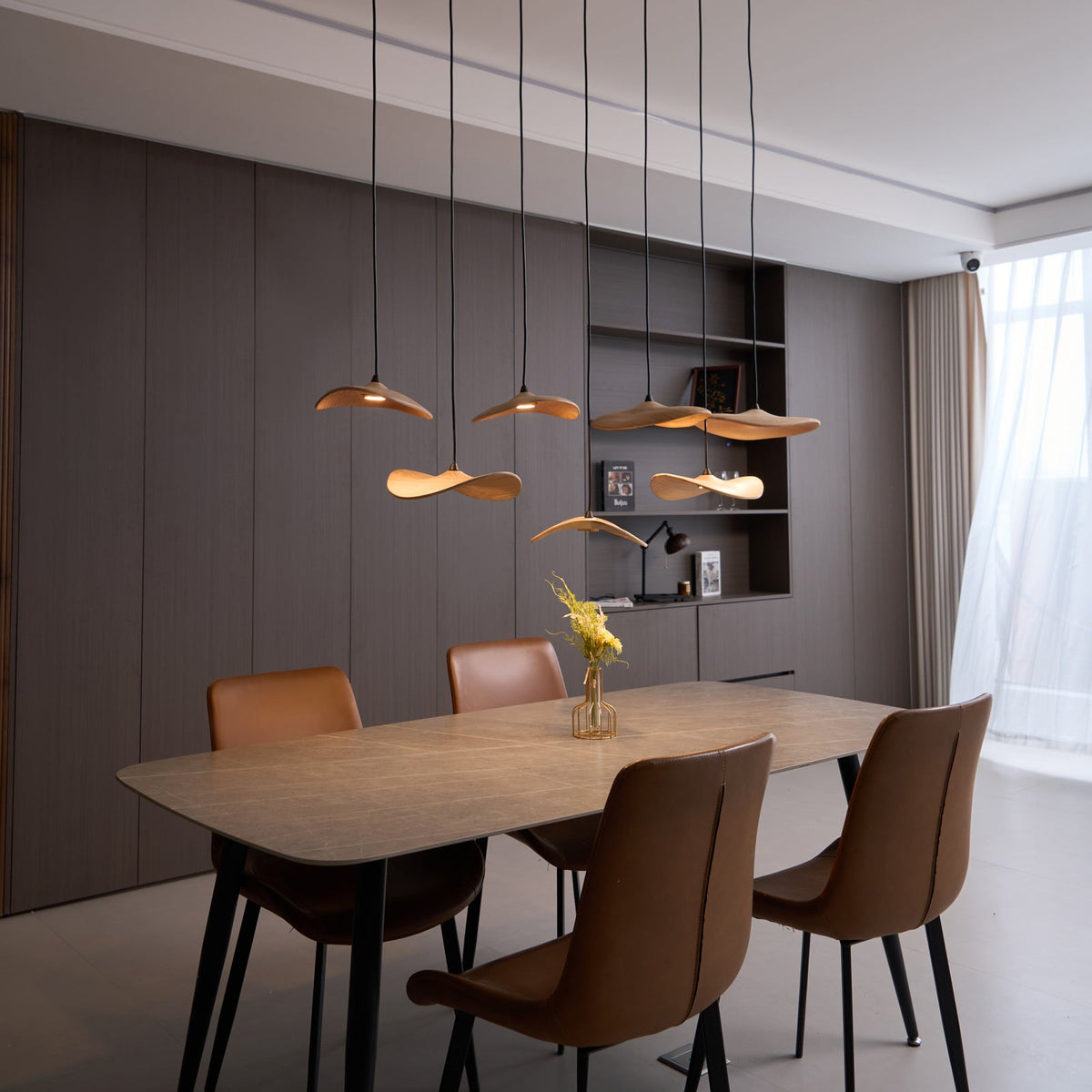 Empty Leaf Chandelier