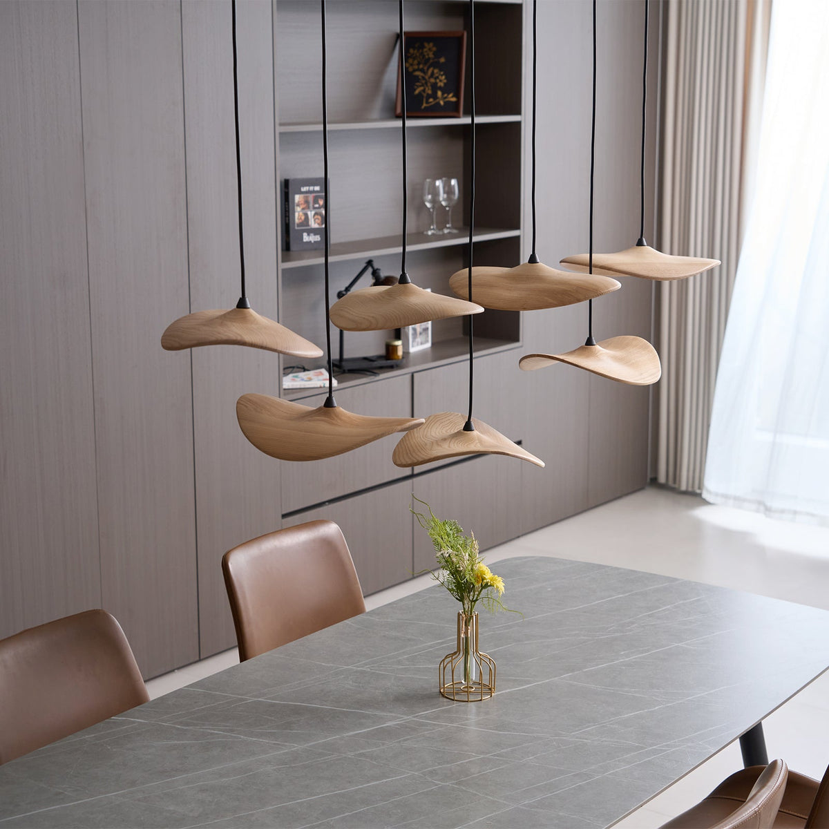 Empty Leaf Chandelier