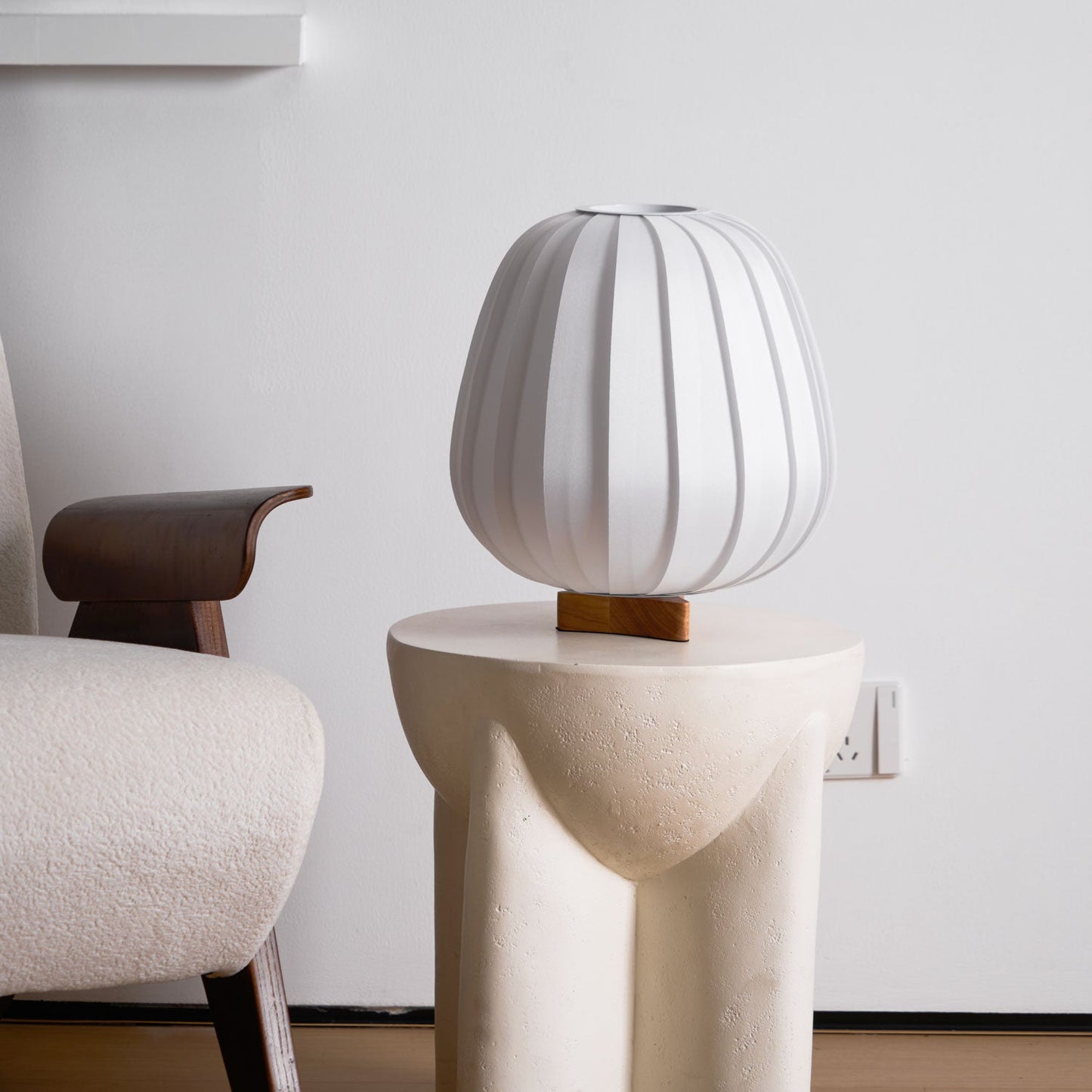 Fabric Minimalist Table Lamp