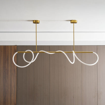 Flexible Linear Curve Chandelier