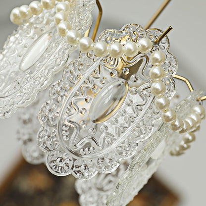 Floral Glass Pendant Lamp