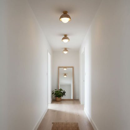 Flore Travertine Bud Ceiling Light