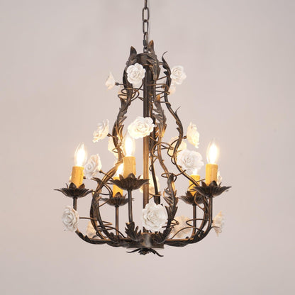 Florentine Rose Garden Chandelier