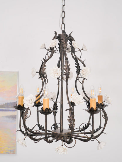 Florentine Rose Garden Chandelier