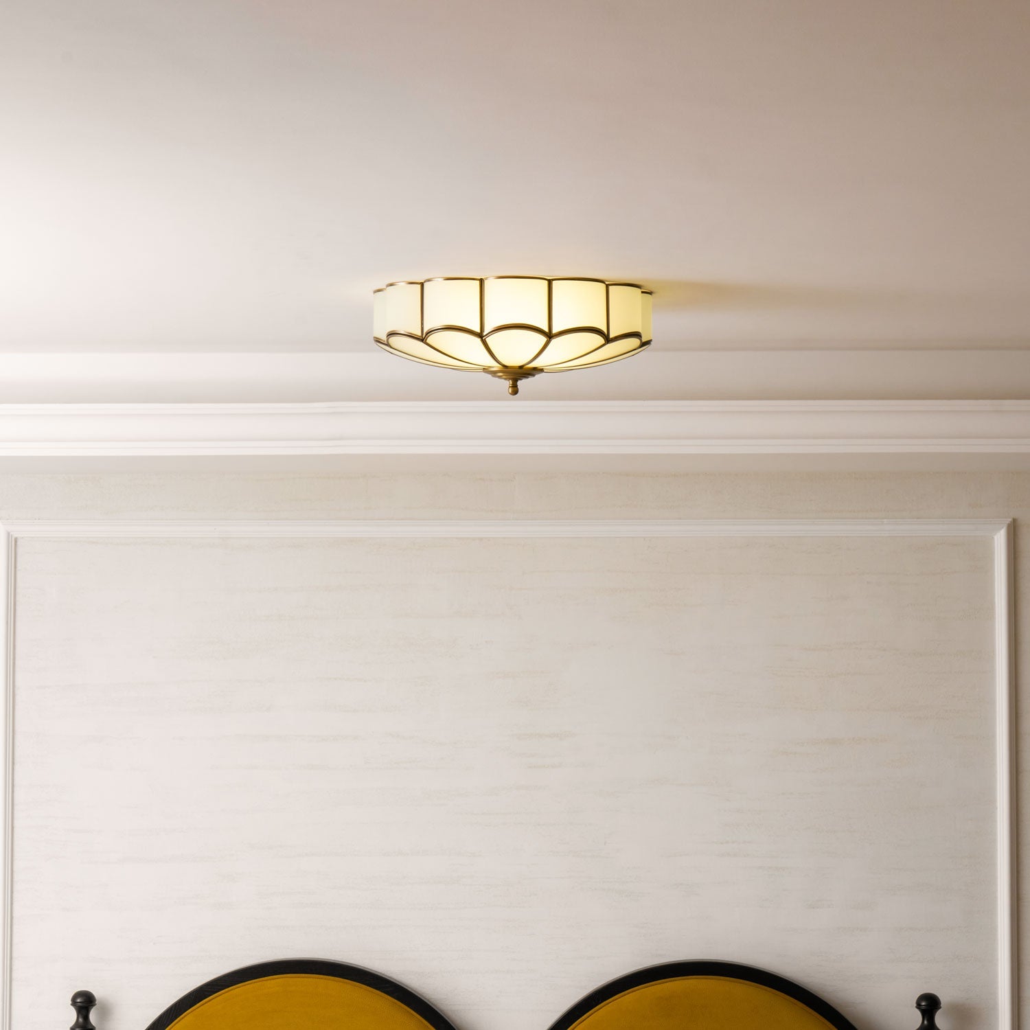 Flower Shape Glass Recessed Ceiling Light