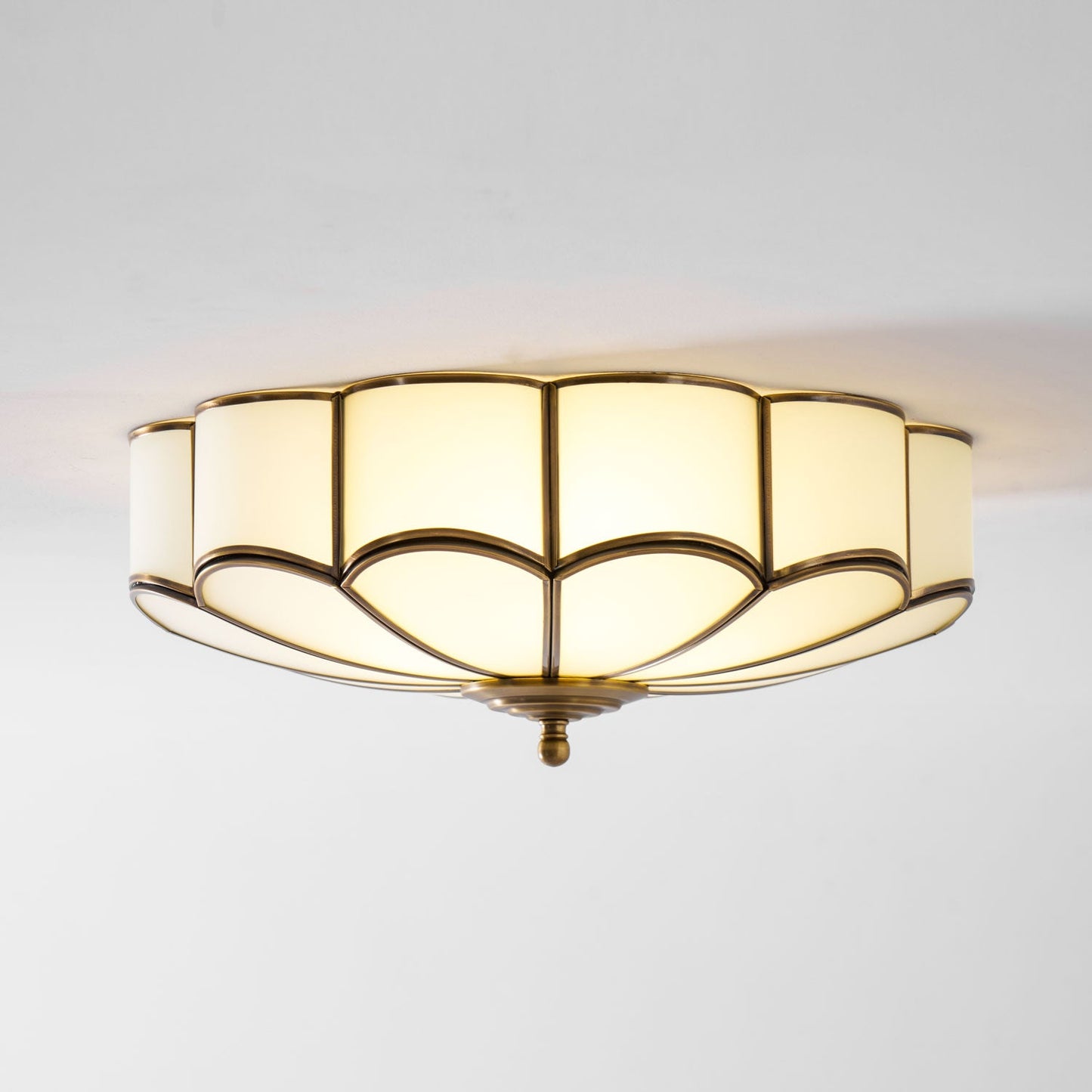 Flower Shape Glass Recessed Ceiling Light