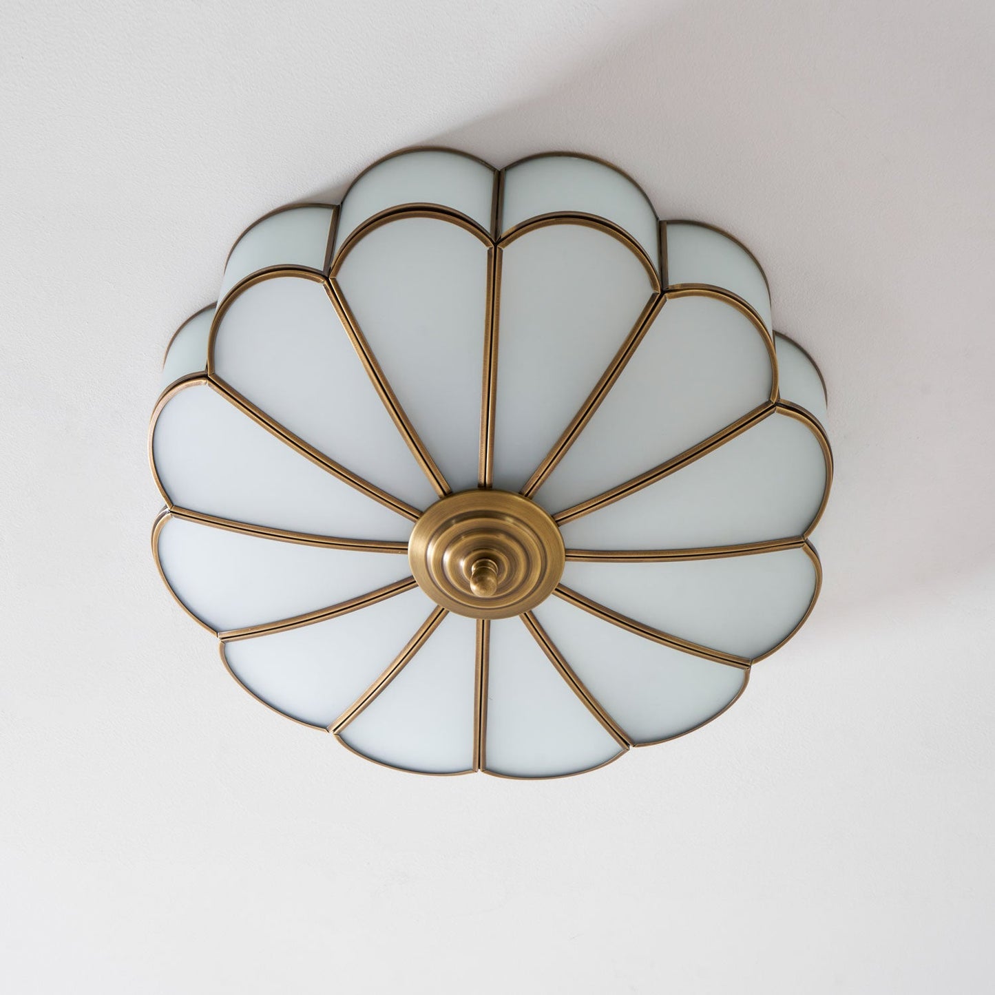 Flower Shape Glass Recessed Ceiling Light