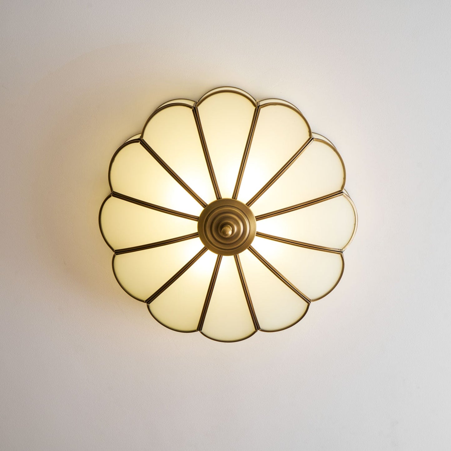 Flower Shape Glass Recessed Ceiling Light
