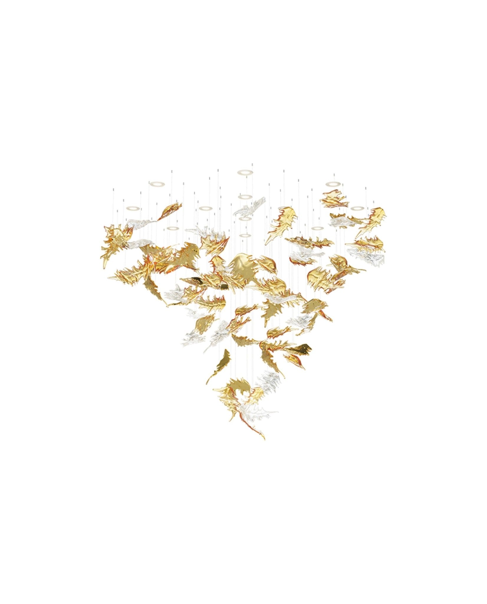 Flying Leaves Chandelier
