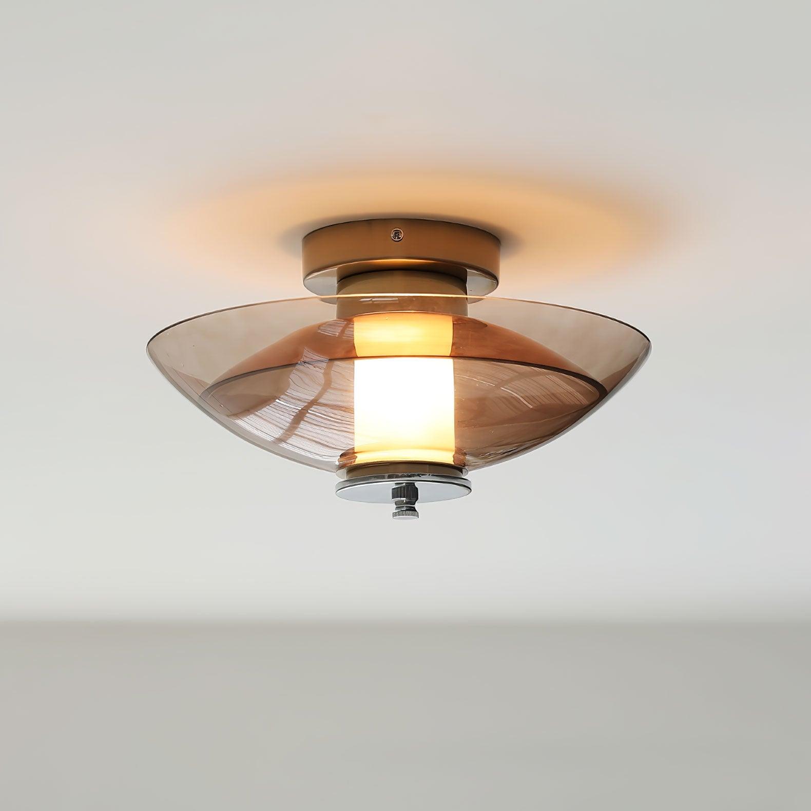 Flying Saucer Chrome Wall Light