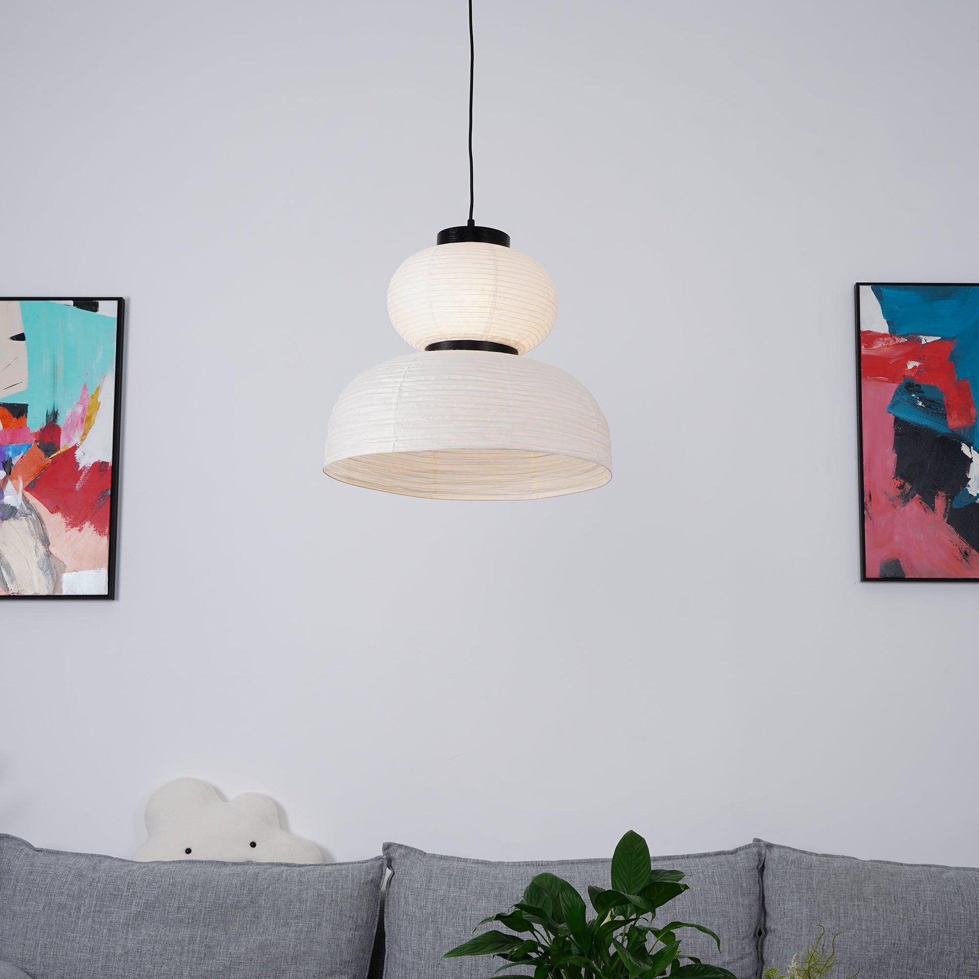 Rice Paper Lantern Pendant Swag Lamp