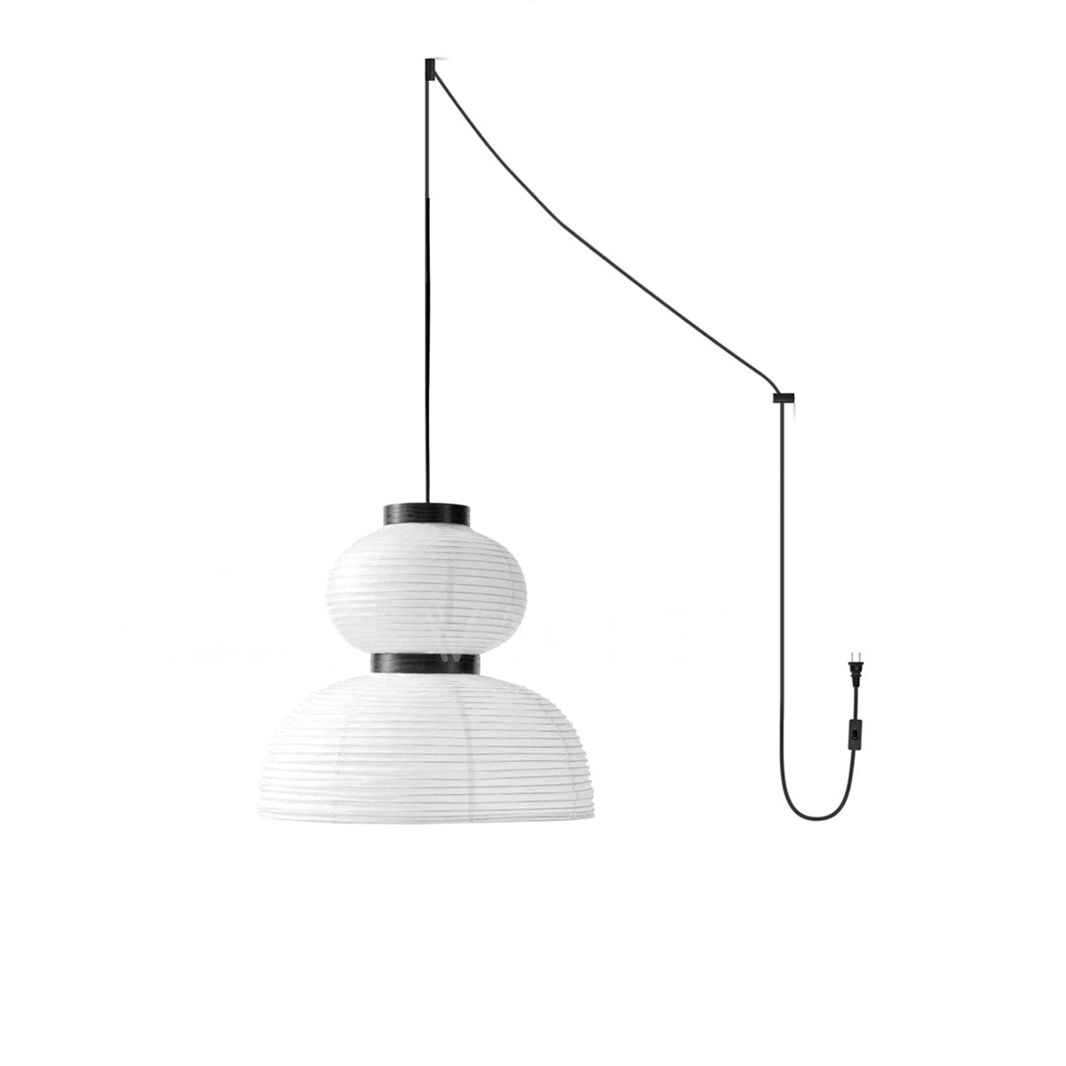 Rice Paper Lantern Pendant Swag Lamp