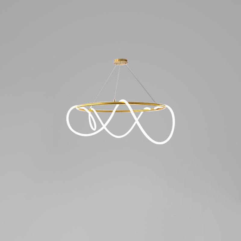 Flexible Linear Curve Chandelier