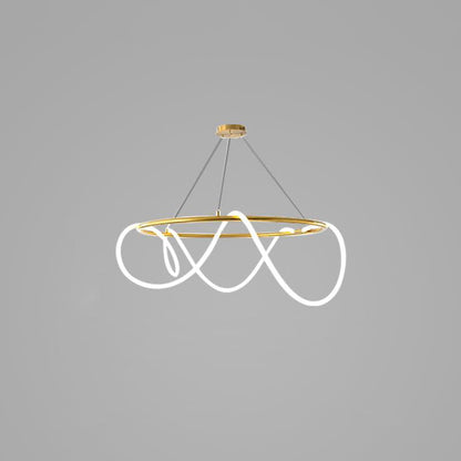 Flexible Linear Curve Chandelier