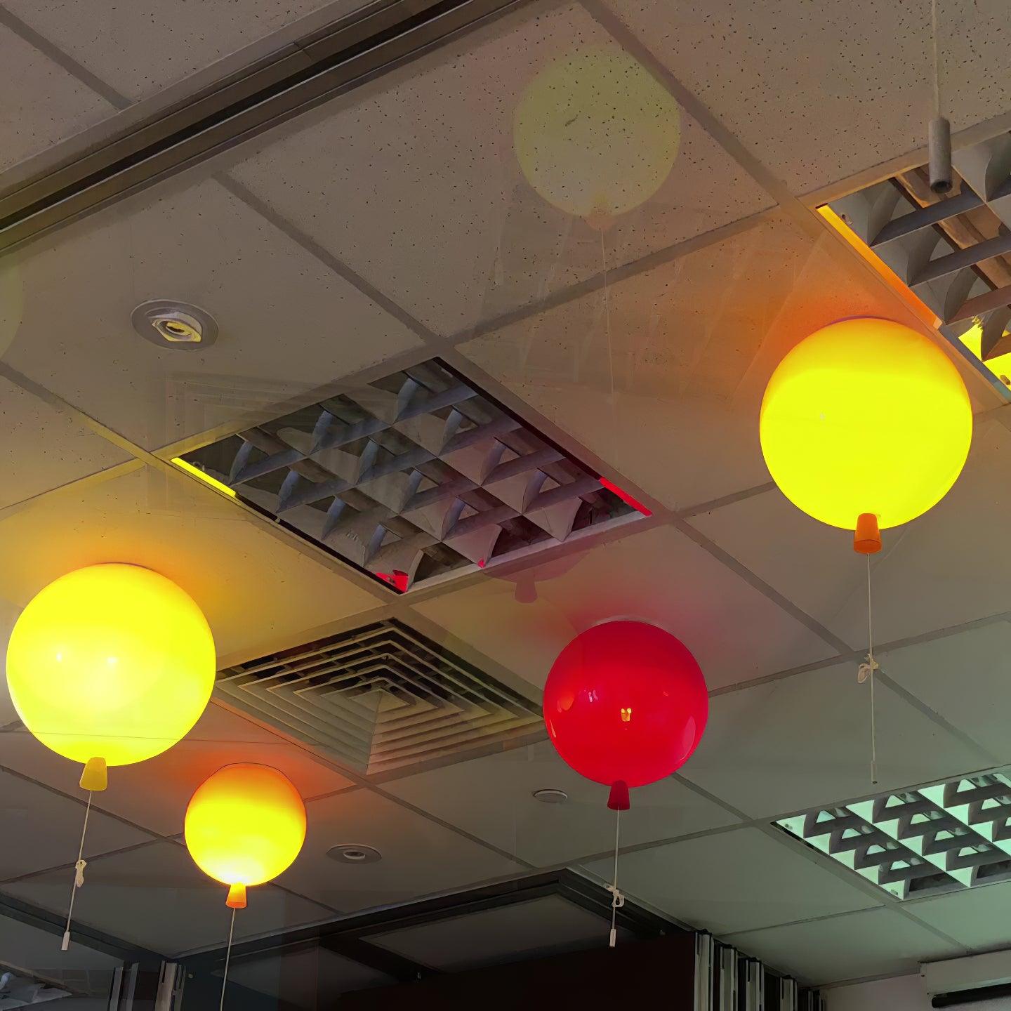 Frosted Balloon Ceiling Light