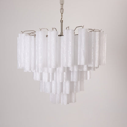 Frosted Murano Cascade Chandelier