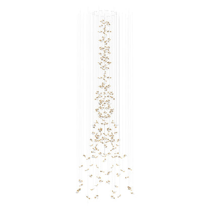 Frosted Petals Frozen Chandelier