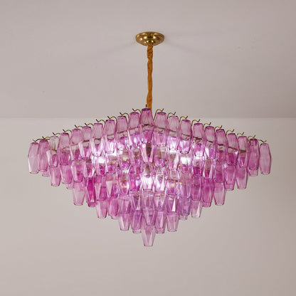 Fuchsia Prism Empire Chandelier