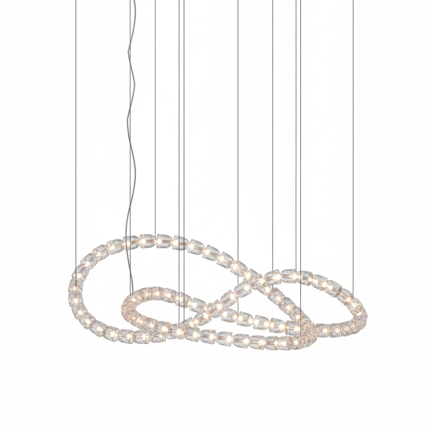 The Gabriel Infinity LED Chandelier | Custom Size & Made-to-Order Lighting for Luxury Homes & Commercial Spaces