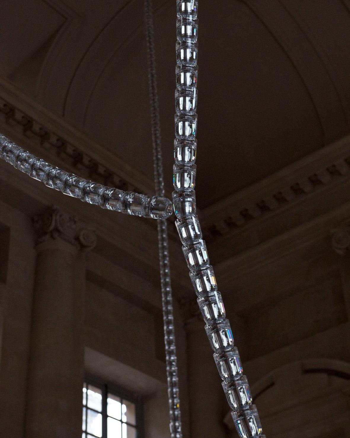 The Gabriel Infinity Loop LED Chandelier | Custom Size & Made-to-Order Lighting for Luxury Homes & Commercial Spaces