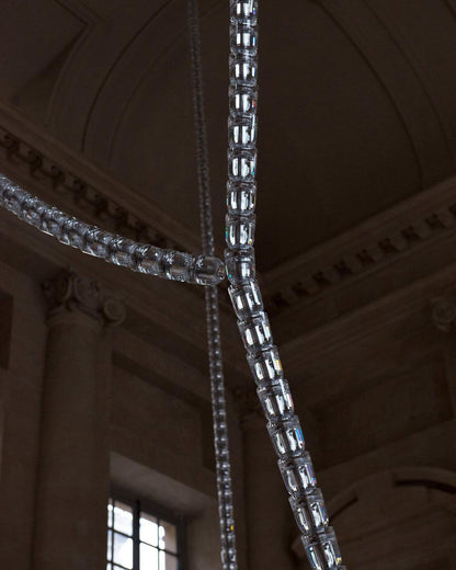 The Gabriel Waveform LED Chandelier | Custom Size & Made-to-Order Lighting for Luxury Homes & Commercial Spaces