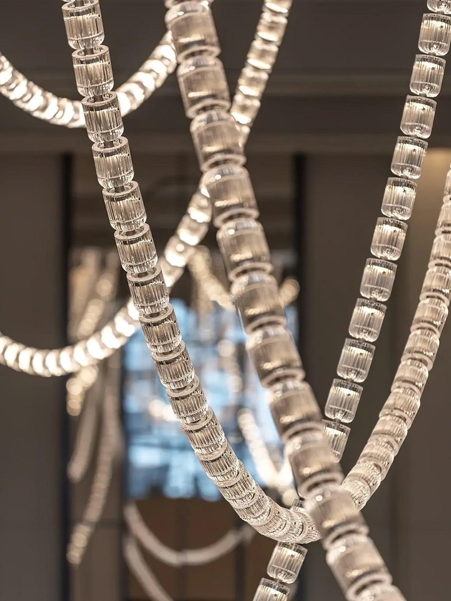 The Gabriel Infinity Loop LED Chandelier | Custom Size & Made-to-Order Lighting for Luxury Homes & Commercial Spaces