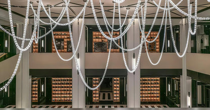 The Gabriel Infinity Loop LED Chandelier | Custom Size & Made-to-Order Lighting for Luxury Homes & Commercial Spaces