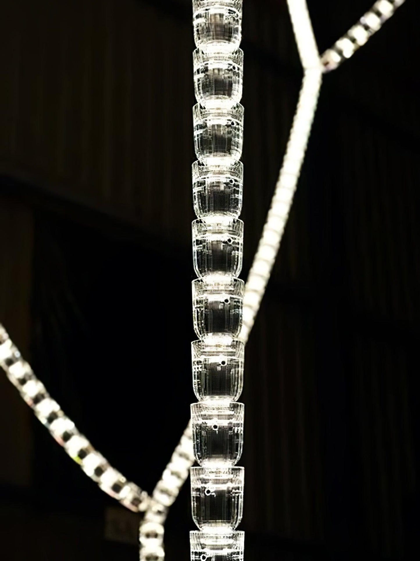 The Gabriel Cascade LED Chandelier | Custom Size & Made-to-Order Lighting for Luxury Homes & Commercial Spaces