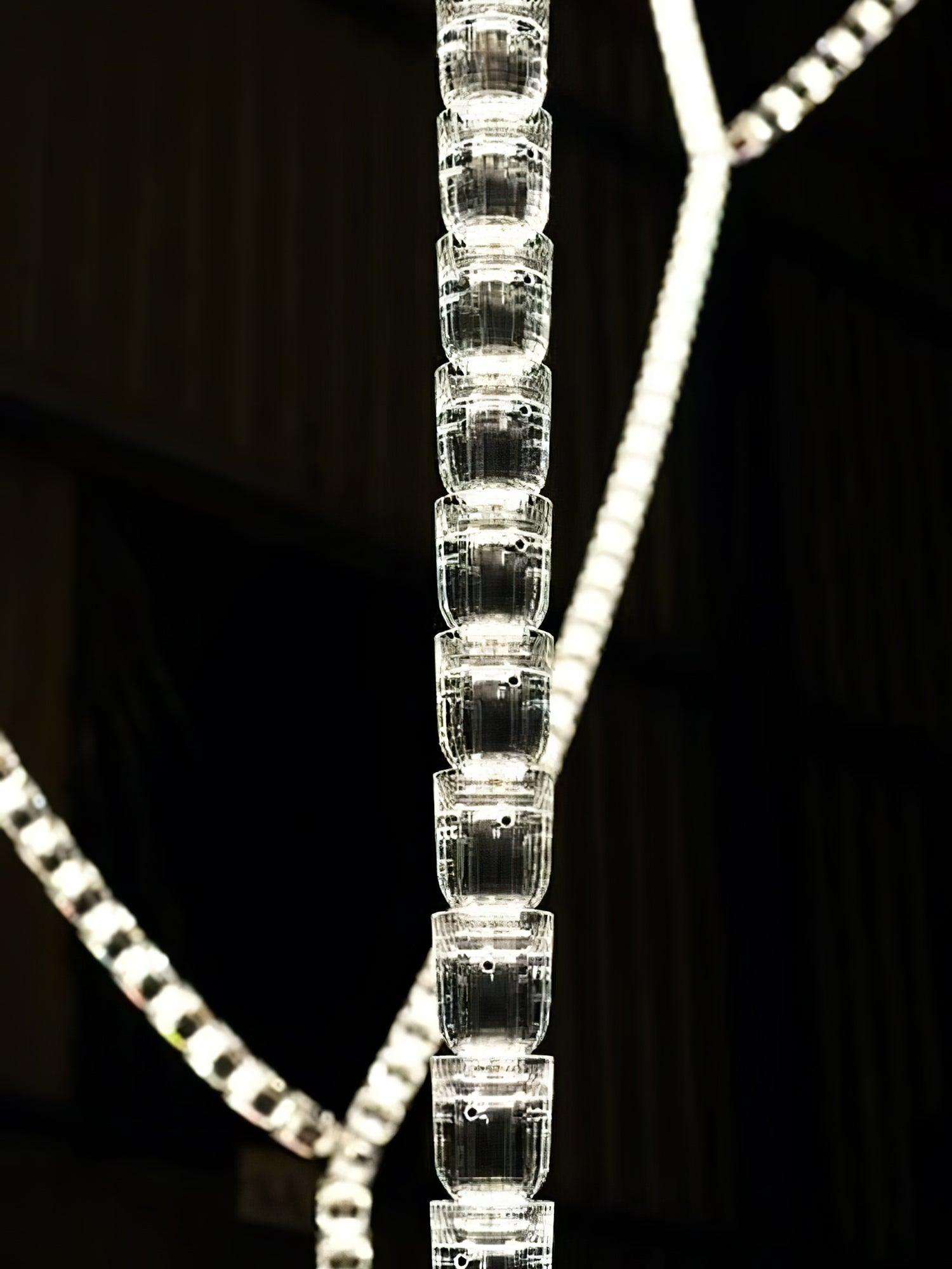 The Gabriel Wave LED Chandelier | Custom Size & Made-to-Order Lighting for Luxury Residences & Commercial Spaces