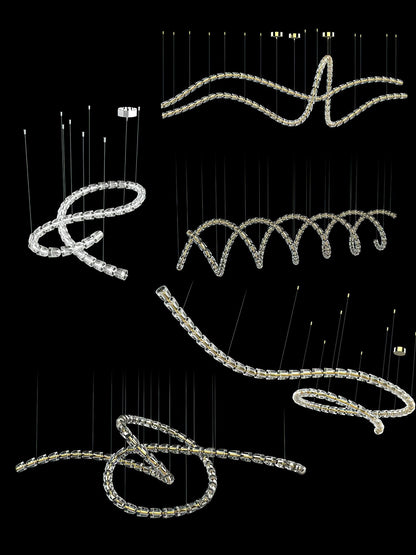 The Gabriel Infinity LED Chandelier | Custom Size & Made-to-Order Lighting for Luxury Homes & Commercial Spaces