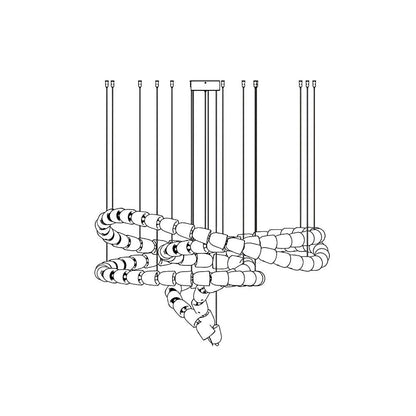 Gabriel Gold Chandelier
