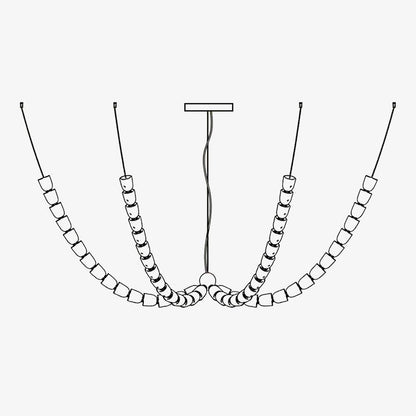 The Gabriel Branch LED Chandelier | Custom Size & Made-to-Order Lighting for Luxury Homes & Commercial Spaces