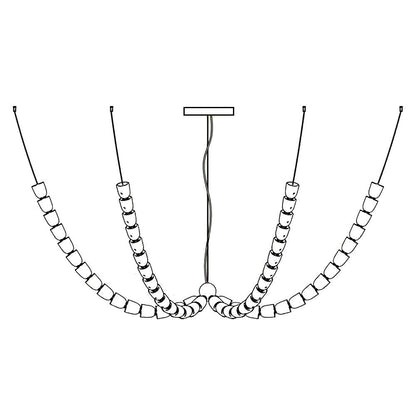 The Gabriel Branch LED Chandelier | Custom Size & Made-to-Order Lighting for Luxury Homes & Commercial Spaces