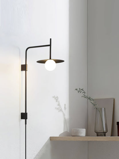 Gea Swing Arm Plug-in Wall Lamp