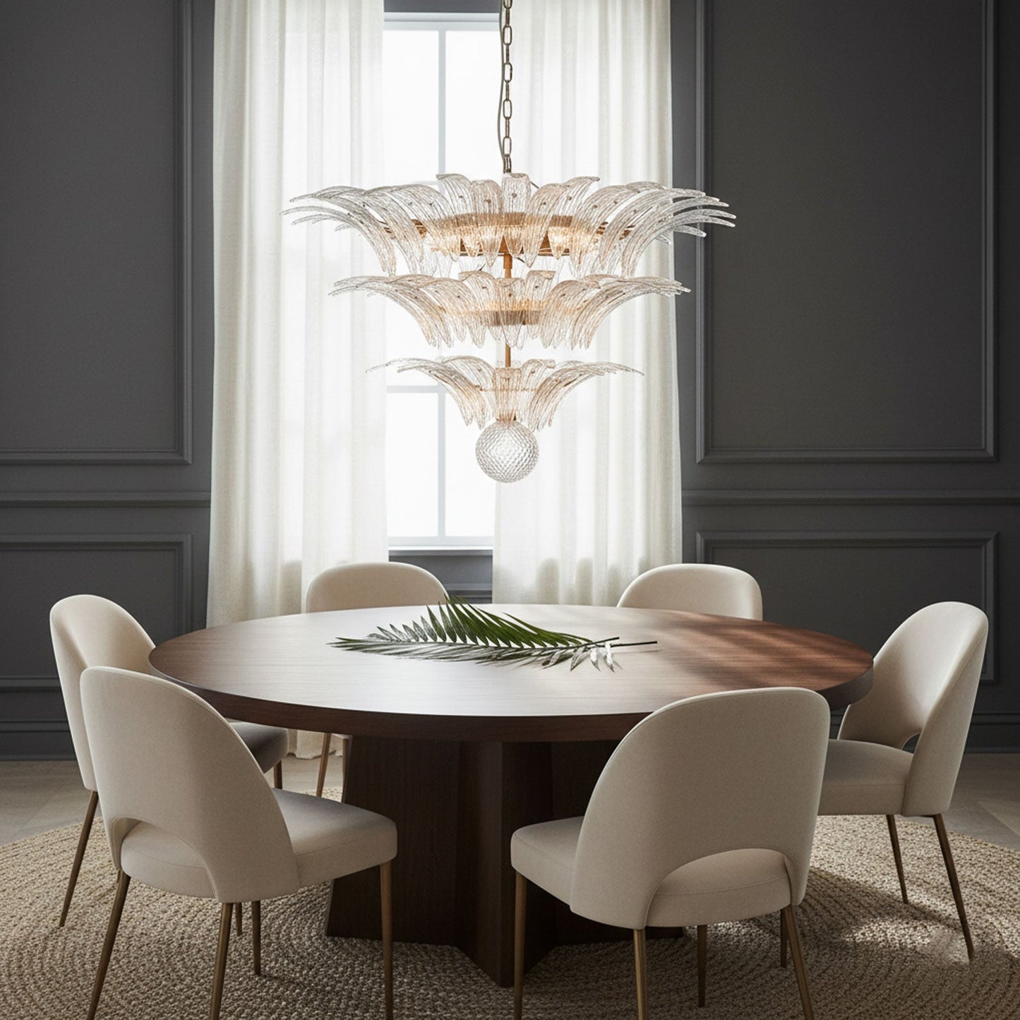 Palm Grove Murano Chandelier