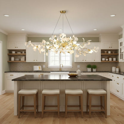 Gingko Chandelier I