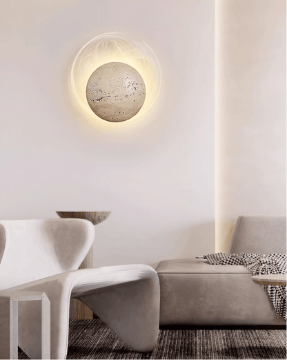 Genesis Travertine Wall Lamp