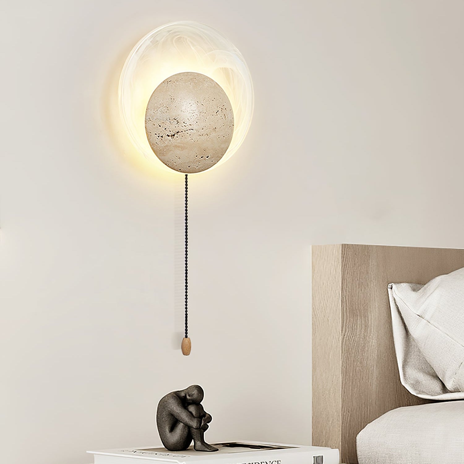 Genesis Travertine Wall Lamp