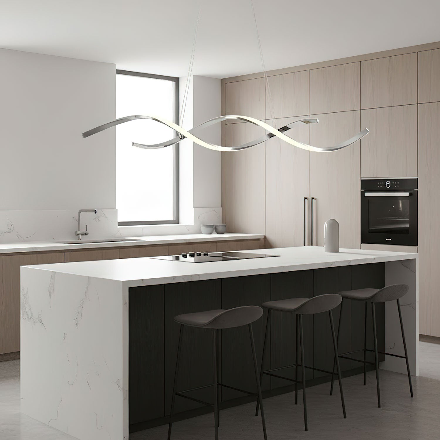 Gentle Waves Pendant Light