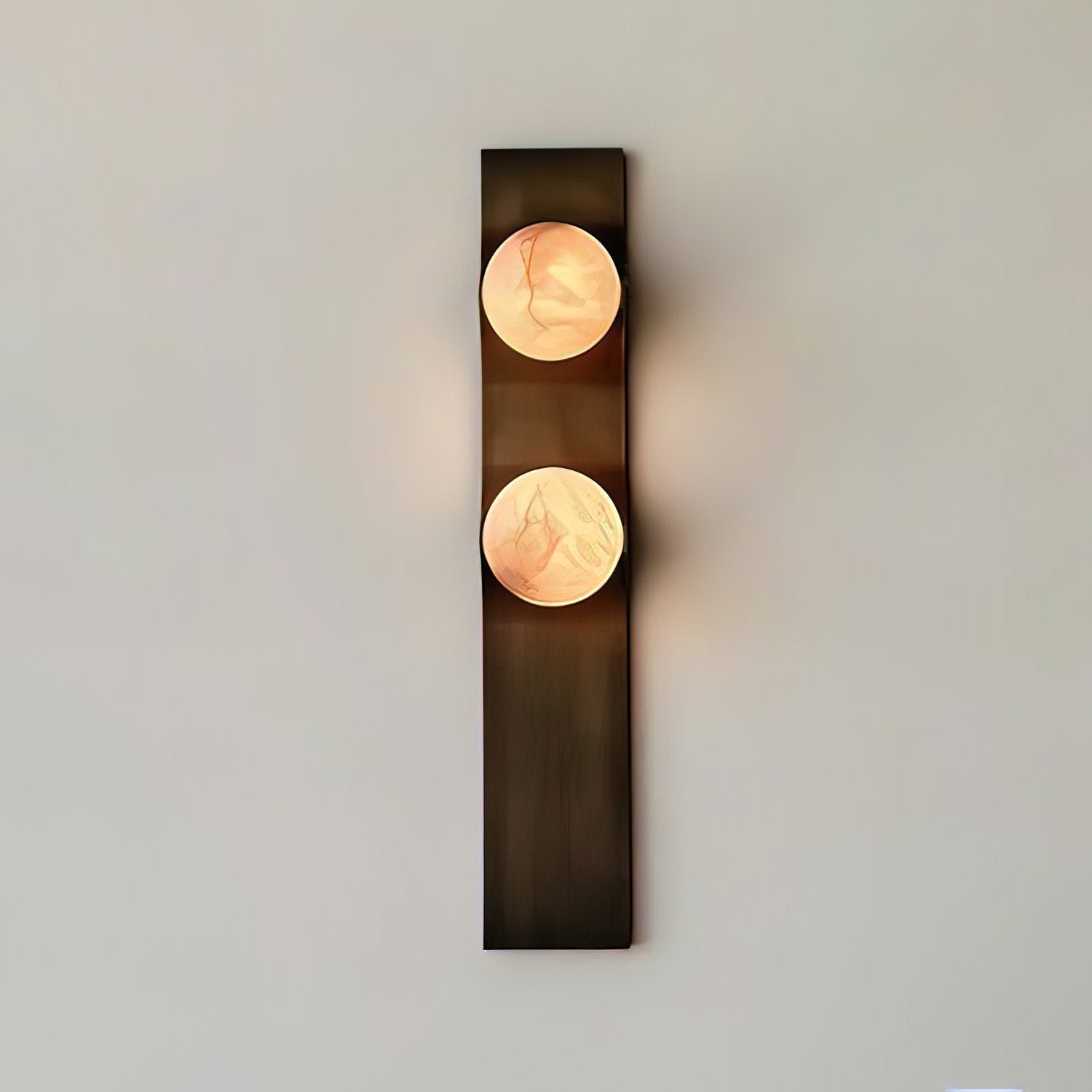 Geo Lumen Bar Alabaster Wall Sconce
