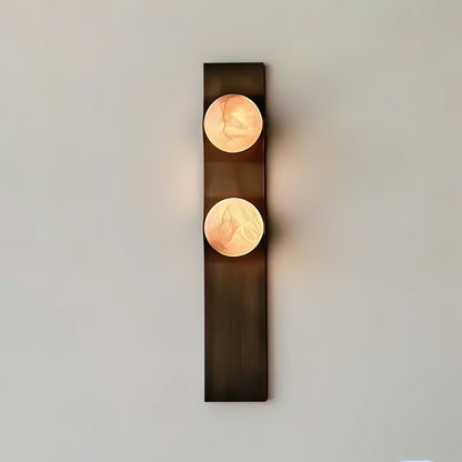 Geo Lumen Bar Alabaster Wall Sconce